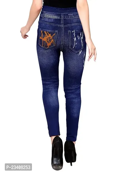Jeans and Jegging for Women and Girl RED Yellow PRINT28-thumb3