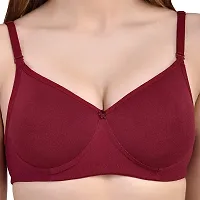 Women's Cotton Heavily Padded Non-Wired Regular Bra-thumb3