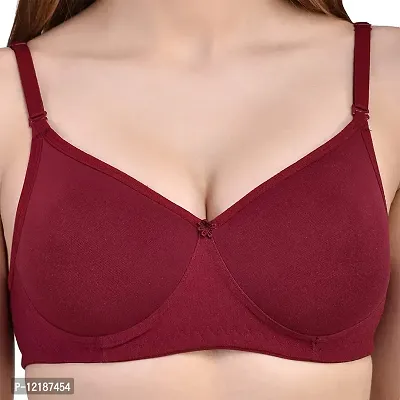 Women's Cotton Heavily Padded Non-Wired Regular Bra-thumb4