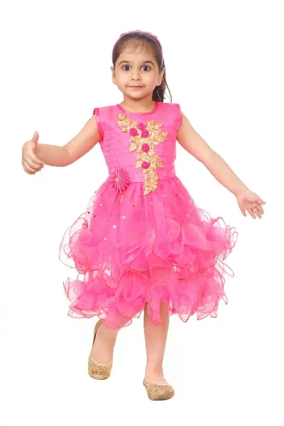 Girls Cotton Fancy Frock