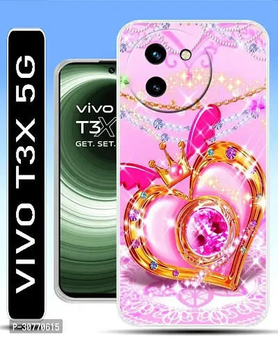 Printed Back Cover for vivo T3 x 5G Multicoloured-thumb0