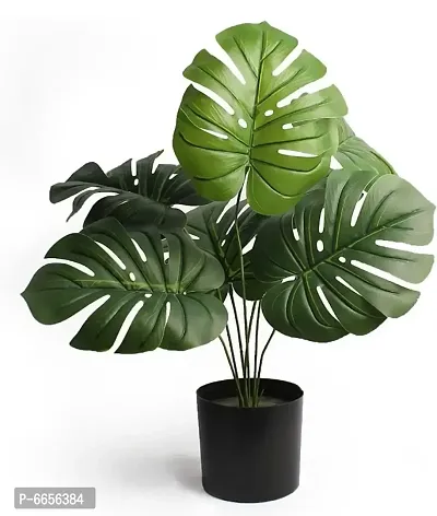 THE BALCONY PROJECTS SUPERIOR QUALITY MONSTERA ARTIFICIAL PLANT WITH LARGE LEAVES FOR HOME DECORATION,TABLE TOP,CORNERS