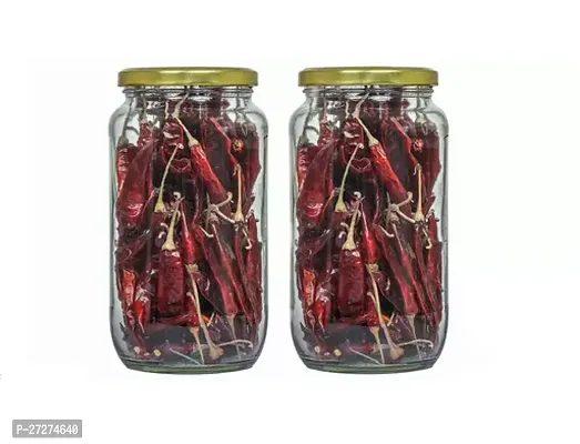 Useful Airtight Glass Jars with Lids- Pack of 2-thumb0