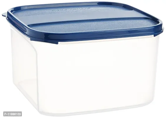 Signoraware 2.6 Litres Modular Multi-Purpose Plastic Containers with Lid for Kitchen Storage | Food Grade BPA Free Leak Proof | Spices Atta Grains and More Organizers (2600ml, Mod Blue)