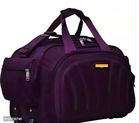 Stylish Purple Nylon Solid Travel Bags