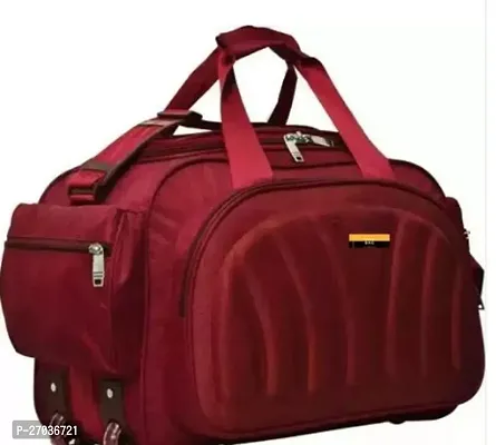 Stylish Red Polyester Solid Travel Bags-thumb0