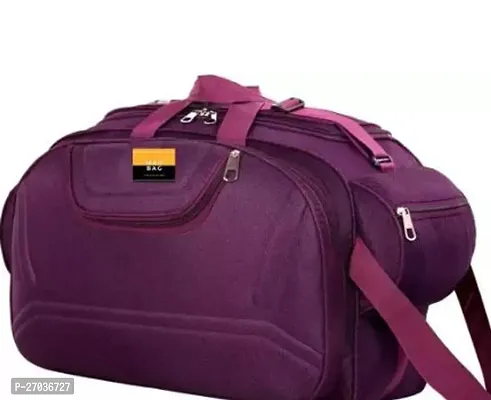 Stylish Purple Nylon Solid Travel Bags-thumb0