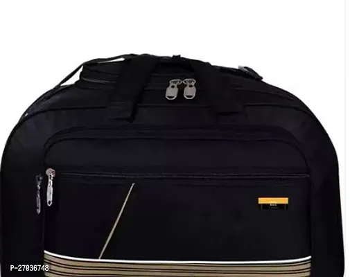 Stylish Black Polyester Solid Travel Bags-thumb0