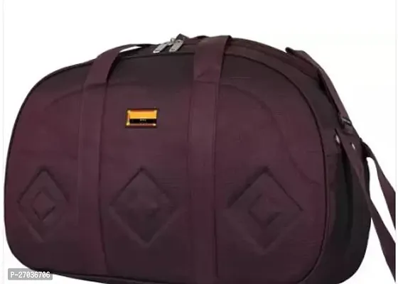 Stylish Purple Nylon Solid Travel Bags