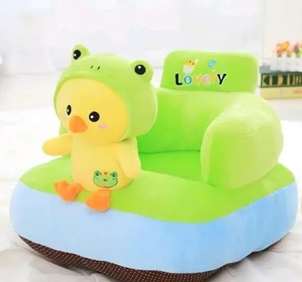 Baby Sofa Seat Chair Mickey Mouse Shaped Soft Plush Cushion Supporting Sofa Seat for Babies, Kids