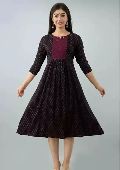 Fancy Rayon Maternity Feeding Kurtis for Women