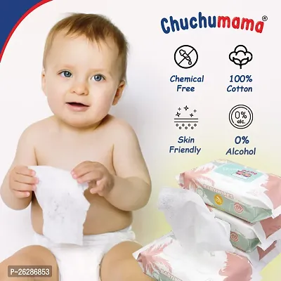 Chuchumama Baby Diaper Pants (Size L - 50 Counts) + FREE Chuchumama Baby Wipes 80 Sheets Per Pack-thumb5
