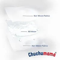 Chuchumama Baby Wipes with Cap System - 80 Pieces (Pack of 05) - 400 Sheets-thumb1