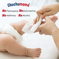 Chuchumama Baby Wipes with Cap System - 80 Pieces (Pack of 05) - 400 Sheets-thumb2