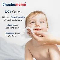 Chuchumama Baby Wipes with Cap System - 80 Pieces (Pack of 05) - 400 Sheets-thumb3