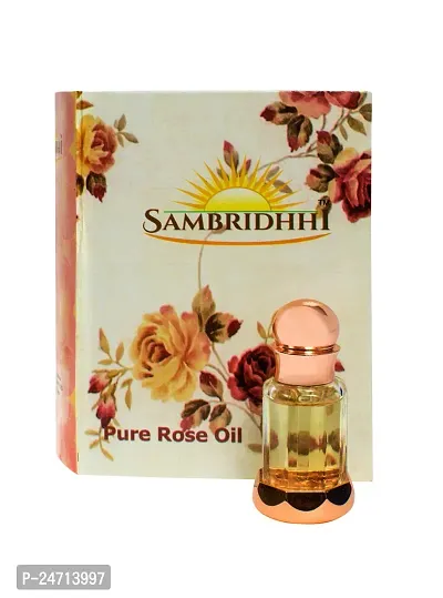 Sambridhhi's Premium 100% Pure and Natural oil Rose Oil (Gulab Oil) | Gulab ka Tel (10ml)-thumb0
