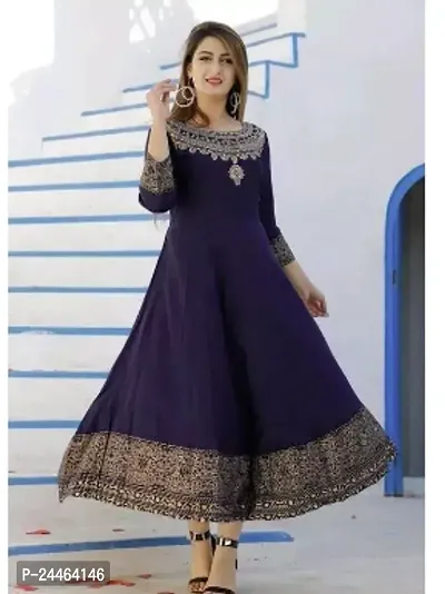 Fancy Rayon Kurtis For Women-thumb0