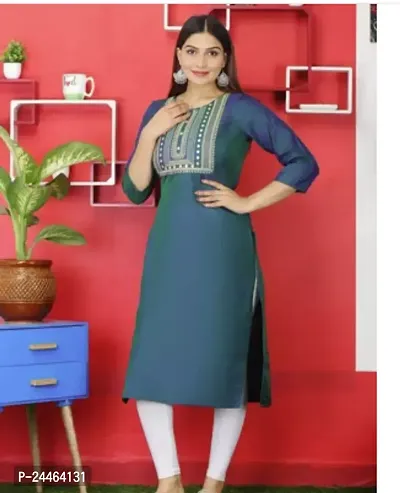 Fancy Rayon Kurtis For Women-thumb0