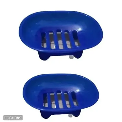 Stylish Blue Plastic Soap Case Pack Of 2-thumb0