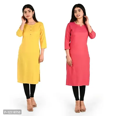 Women Rayon Kurti Pack Of 2