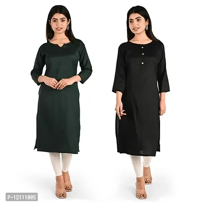 Women Rayon Kurti Pack Of 2