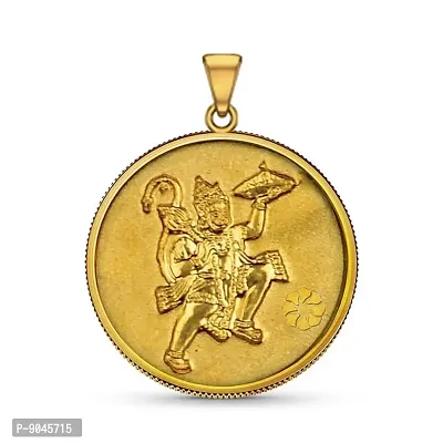 GOLD HANUMAN JI COIN PENDANT