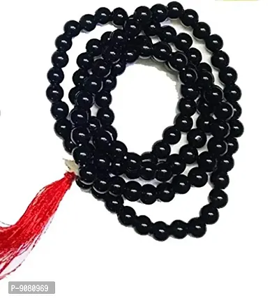 Black Hakik Mala 108 Beads-thumb0
