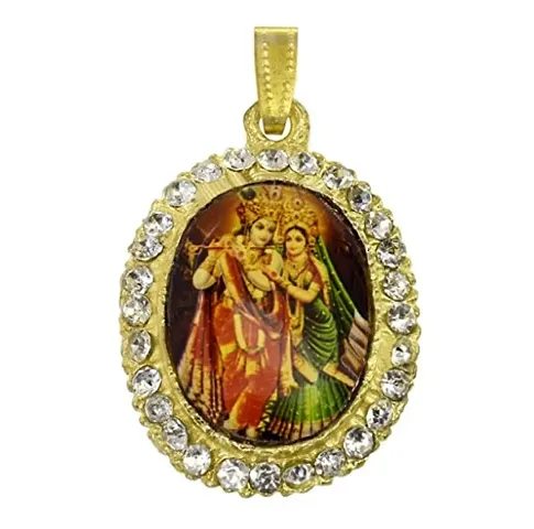 Radha Krishna Pendant Jewellery for Men Women