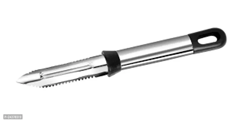 Stainless Steel Peeler, Silver-thumb0