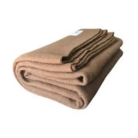 Plain Brown Designer Bed Fleece Blanket