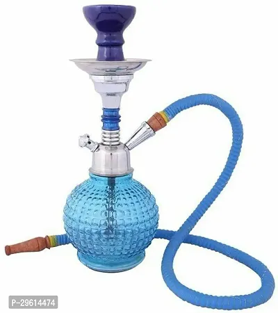 Antique Handcrafted Glass Iron Ceramic Hookah-thumb0