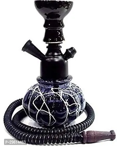 Antique Handcrafted Glass Iron Ceramic Hookah