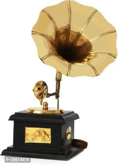 Antique Handcrafted Gramophone Decorative Showpiece-thumb0