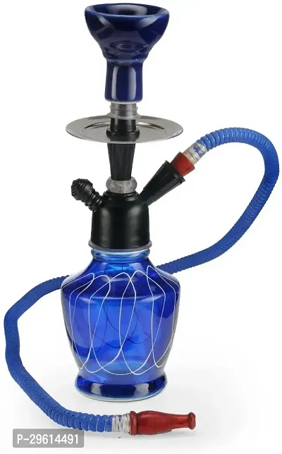 Antique Handcrafted Glass Iron Ceramic Hookah