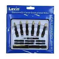 craftwings Calligraphy Set with 6 Nibs  6 Ink Cartridges Small Lettering Pen Set-thumb1
