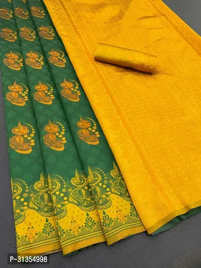 Stylish  Silk Saree Jacquard Weaving Zari Saree For Women-thumb0