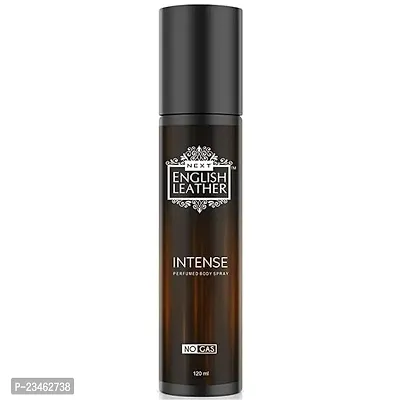 Next Care English Leather Intense No Gas Deo For Men and Women, All Day Long Lasting Perfume Body Deodorant Spray(Pack Of 1 X 120Ml)