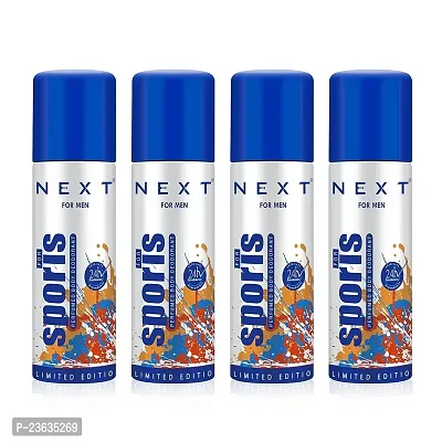 Next Care Sports Deodorant Perfume Combo Scent for Men | Long Lasting mini Body Spray Deo | Travel Size- 200ml