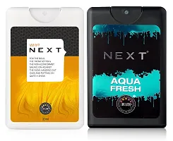 Next Care Luxury Pocket Perfume for Men, combo pack of 4, 20ml each | Long Lasting mini Body Spray | Sports, WHY, Aqua Fresh, Silver Scent | No Gas Small pocket deo-thumb2