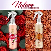 Next Care English Leather Air Room Freshener Spray 200ml Each (ROSE+SANDAL+LAVENDER) for HOME,BATHROOM,OFFICE  CAR | Long Lasting Fragrance Without Gas-thumb1