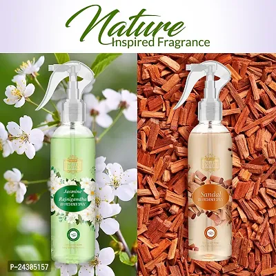 Next Care English Leather Air Room Freshener Spray 200ml Each (ROSE+JASMINE+SANDAL) for HOME,BATHROOM,OFFICE  CAR | Long Lasting Fragrance Without Gas-thumb5