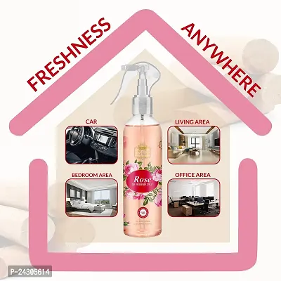 Next Care English Leather Air Room Freshener Spray 200ml Each (ROSE) for HOME,BATHROOM,OFFICE  CAR | Long Lasting Fragrance Without Gas-thumb2