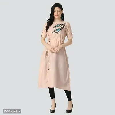 Fancy Cotton Slub Kurtas For Women-thumb0