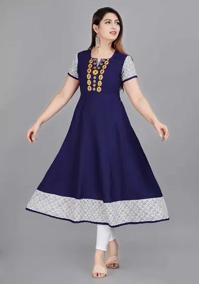 Fancy Slub Kurtas For Women