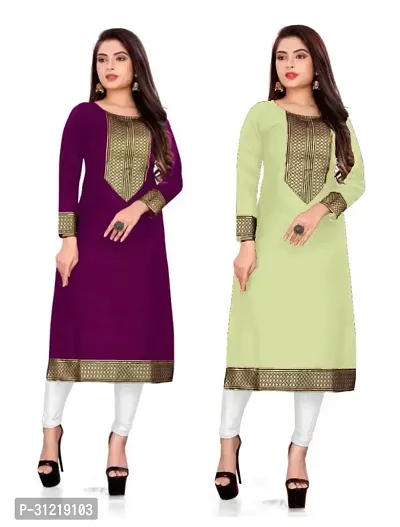 Fancy Cotton Slub Kurtas For Women-thumb0