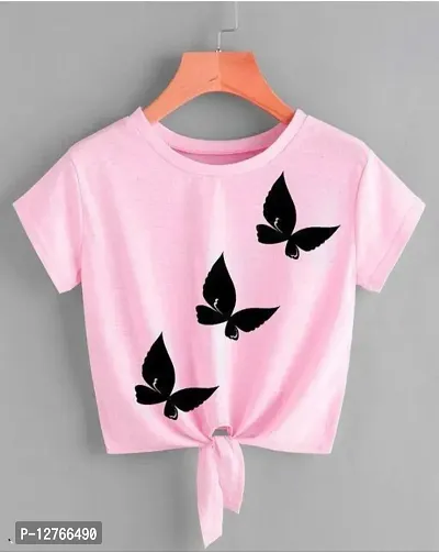 Trendy Attractive Polycotton Crop Top for Women-thumb0