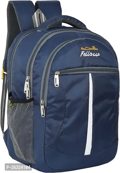 Fabulous Blue Polyester Waterproof Unisex Laptop Backpacks