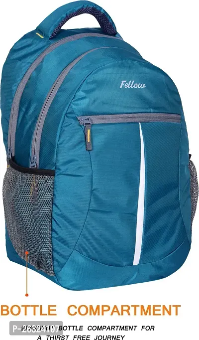 Fabulous Blue Polyester Waterproof Unisex Laptop Backpacks-thumb0