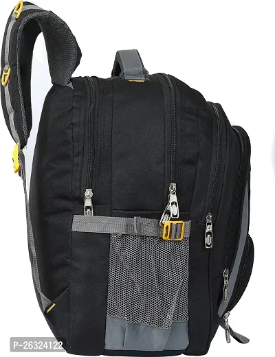 Fabulous Black Polyester Waterproof Unisex Laptop Backpacks-thumb4