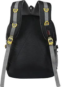 Fabulous Black Polyester Waterproof Unisex Laptop Backpacks-thumb1